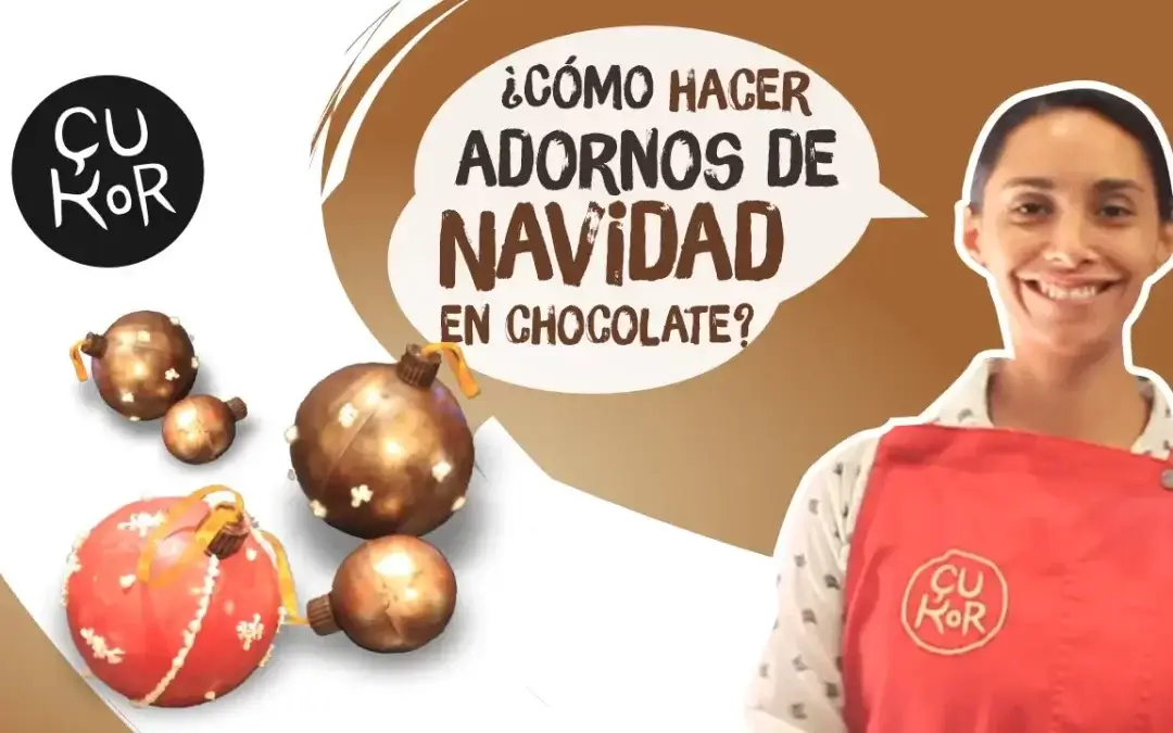 ¿Cómo hacer adornos de Navidad en chocolate?